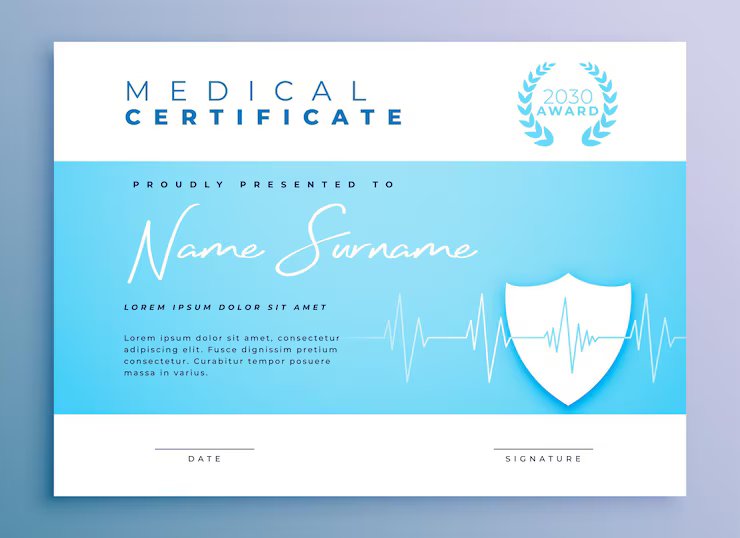 Emisión de certificados médicos