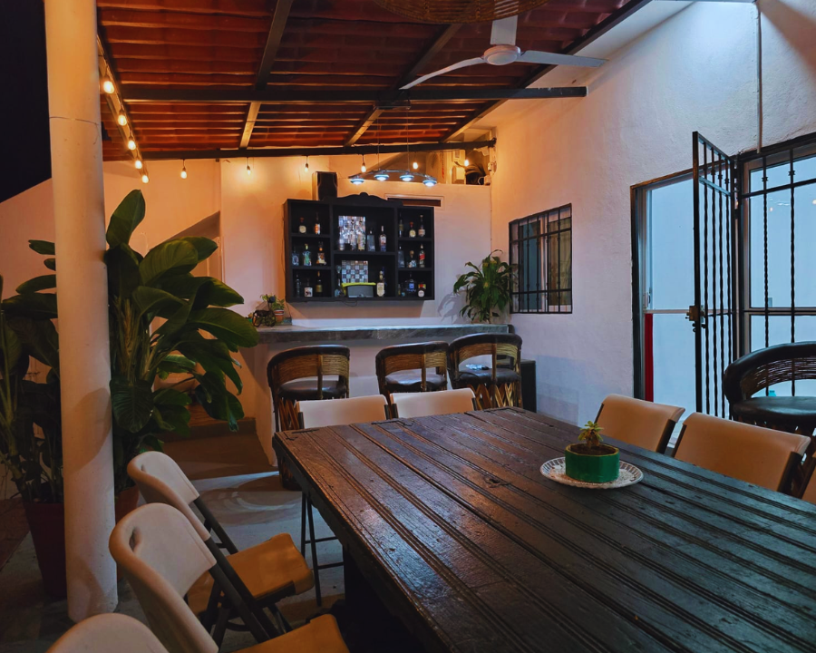 Terraza con Barra