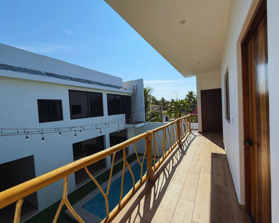 Vistas de balcones en Casa Cisne