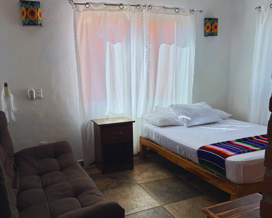 Interior de la casita vacacional Casa Luna