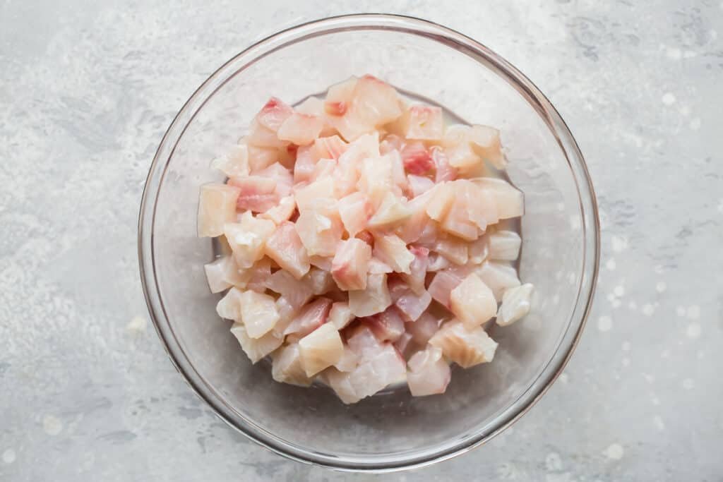 Venta de ceviche por litro