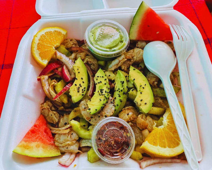 Aguachile de camarón fresco